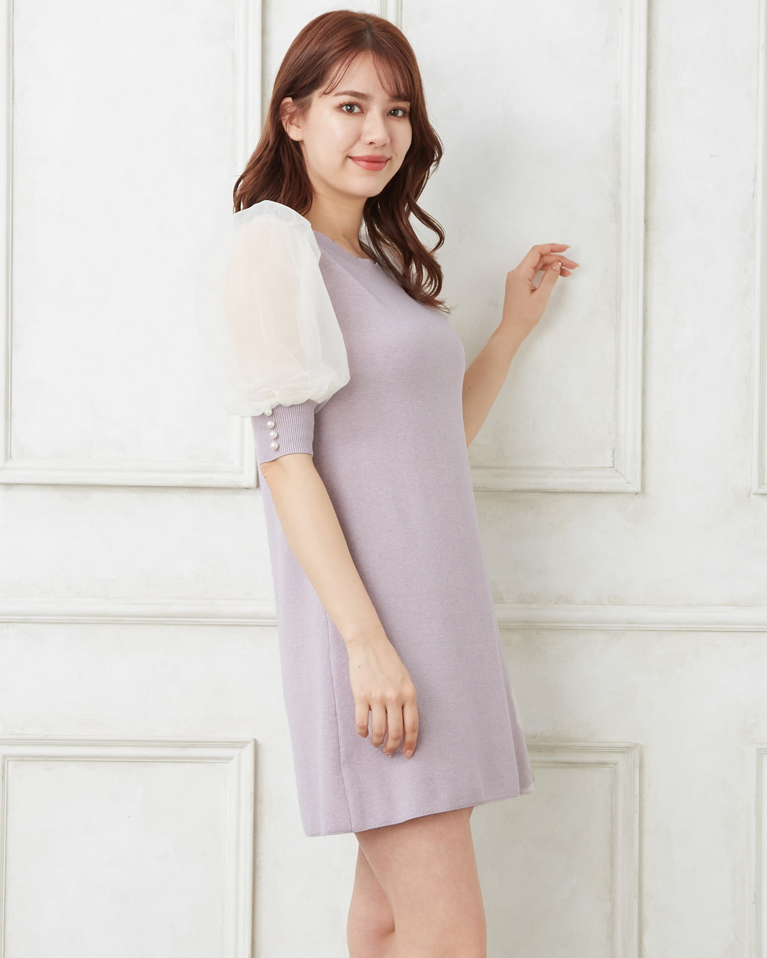 袖オーガンジーニットワンピース Allamanda アラマンダ 公式通販 Ingni Store