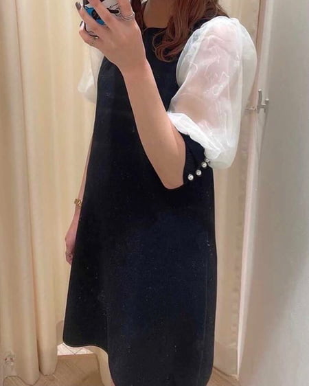 コーディネート 袖オーガンジーニットワンピース Ingni イング 公式通販 Ingni Store イングストア