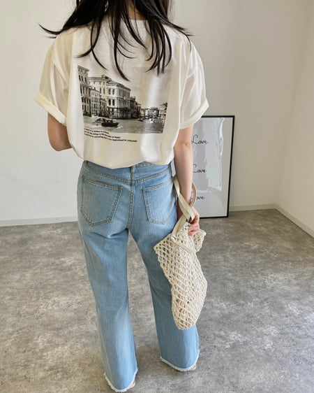 コーディネート Web限定 バックフォトtシャツ Web限定 デニム フレアパンツ メッシュトートバッグ Ingni イング 公式通販 Ingni Store イングストア コーディネート Web限定 バックフォトtシャツ Web限定 デニム フレアパンツ メッシュトートバッグ Ingni イング 公式通販 Ingni Store イングストア