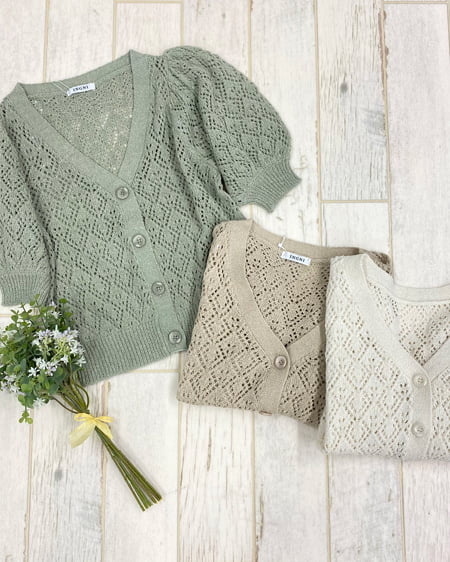 スカシVネックカーディガン｜INGNI(イング) 公式通販｜INGNI STORE