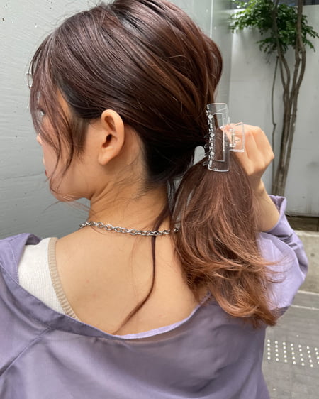 INGNI（イング） スクエアヘアクリップ ｸﾘｱｰ