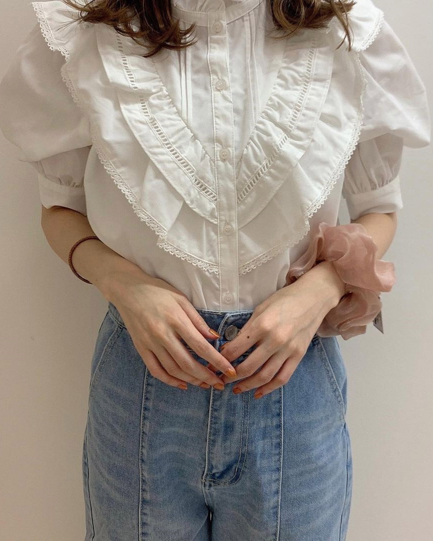 Vフリル袖 ブラウス Ingni イング 公式通販 Ingni Store