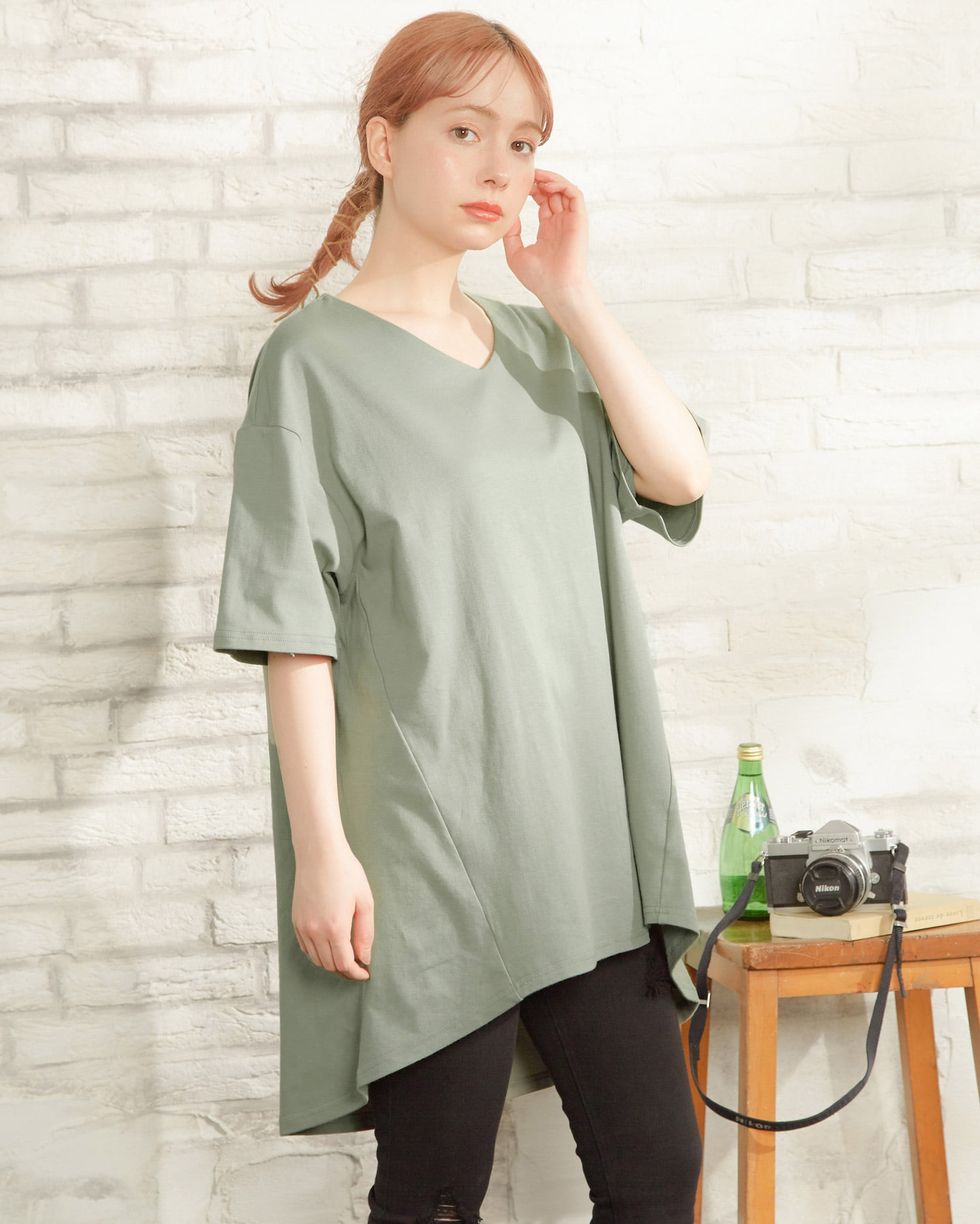 Vネックチュニック／トップス｜INGNI(イング) 公式通販｜INGNI STORE