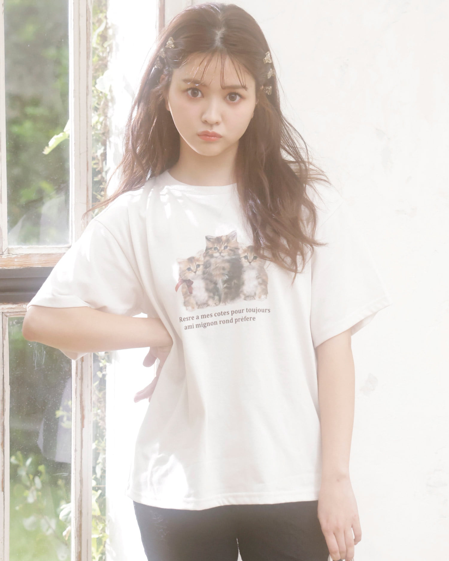 ねこプリントtシャツ Ingni イング 公式通販 Ingni Store