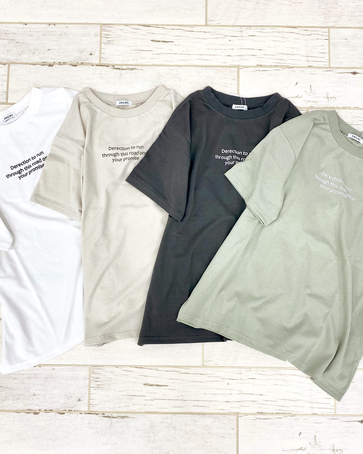 着用動画あり 3段 ロゴtシャツ ｏｕｔｌｅｔ Ingni イング 公式通販 Ingni Store