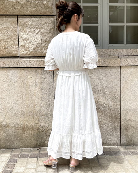 おすすめitem レース切替ロングワンピース Allamanda アラマンダ 公式通販 Ingni Store