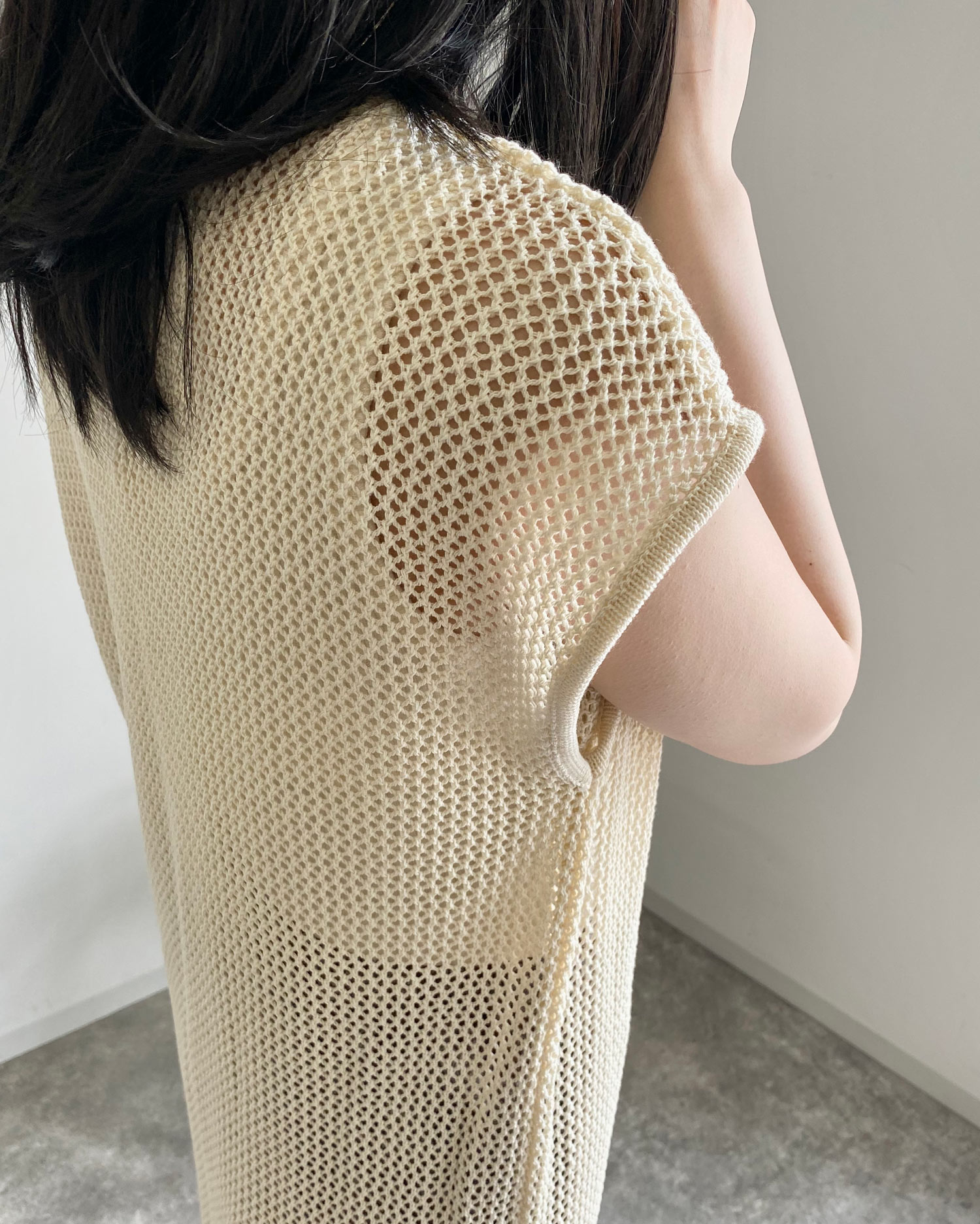 メッシュフレンチスリーブニットワンピース|MLIA(エムリア) 公式通販|INGNI STORE メッシュフレンチスリーブニットワンピース|MLIA(エムリア) 公式通販|INGNI STORE