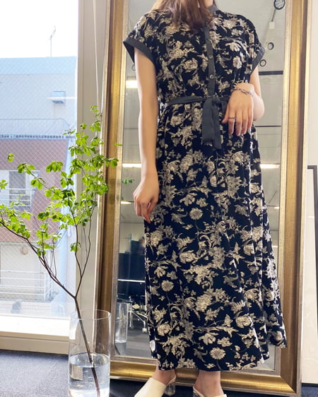Ingni イング Web限定 花柄 配色ワンピース ｏｕｔｌｅｔ Ingni イング 公式通販 Ingni Store