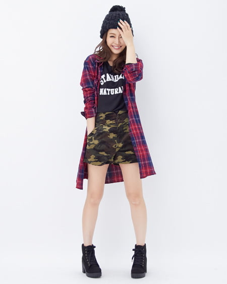 INGNI（イング） NEWロゴ／ロングTシャツ ｸﾛ