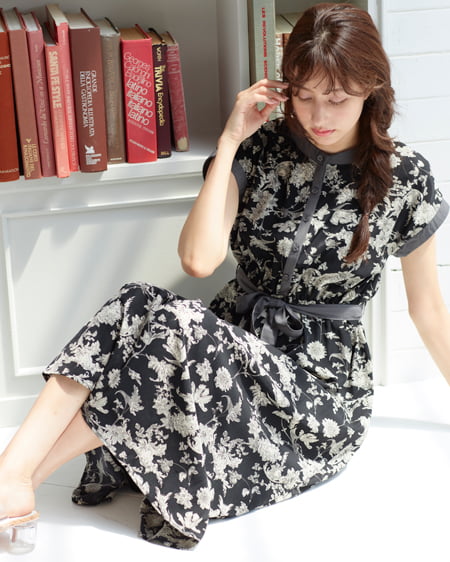 Ingni イング Web限定 花柄 配色ワンピース outlet Ingni イング 公式通販 Ingni Store Ingni イング Web限定 花柄 配色ワンピース outlet Ingni イング 公式通販 Ingni Store