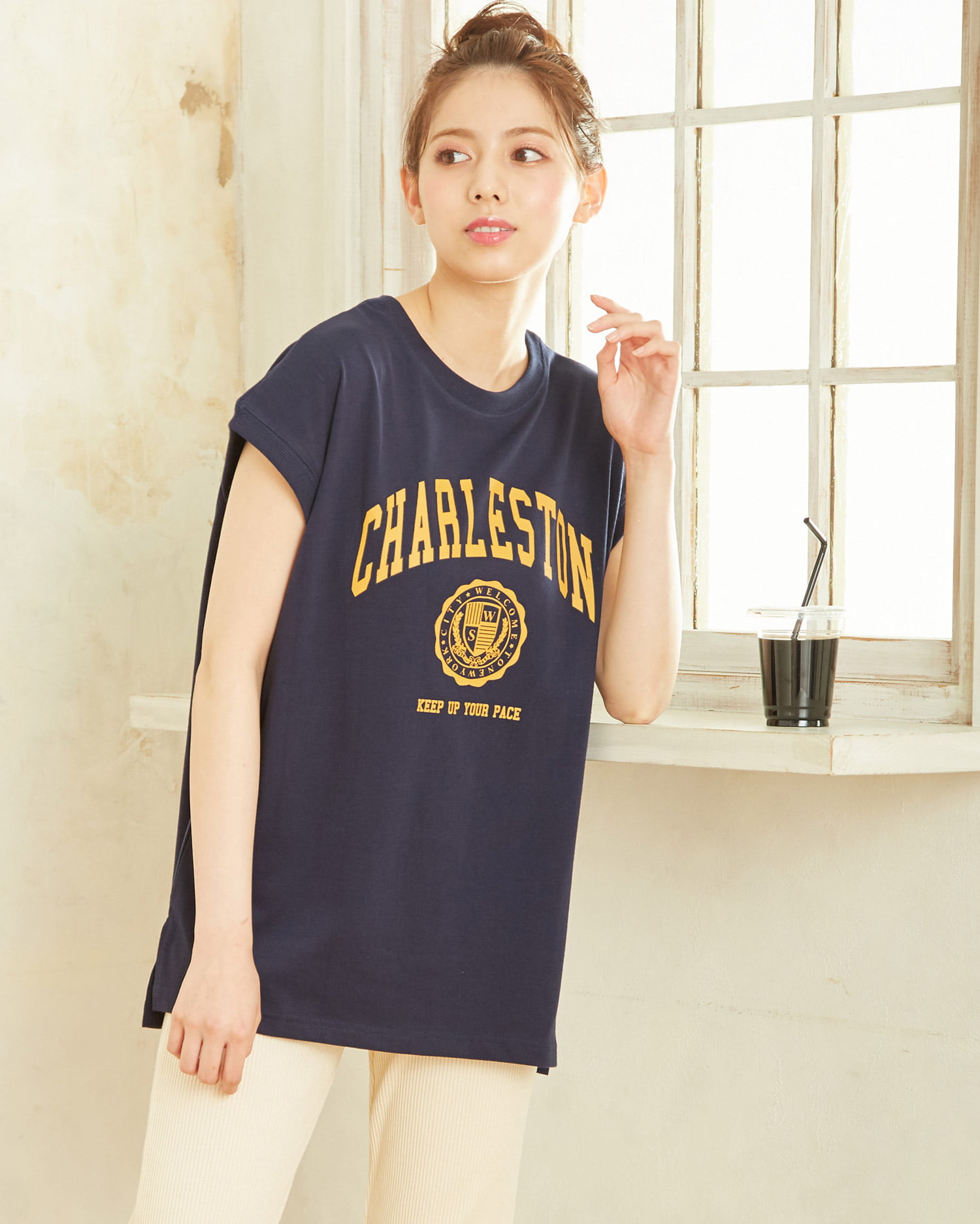 着用動画あり カレッジフレンチスリーブtシャツ A Ingni イング 公式通販 Ingni Store 着用動画あり カレッジフレンチスリーブtシャツ A Ingni イング 公式通販 Ingni Store