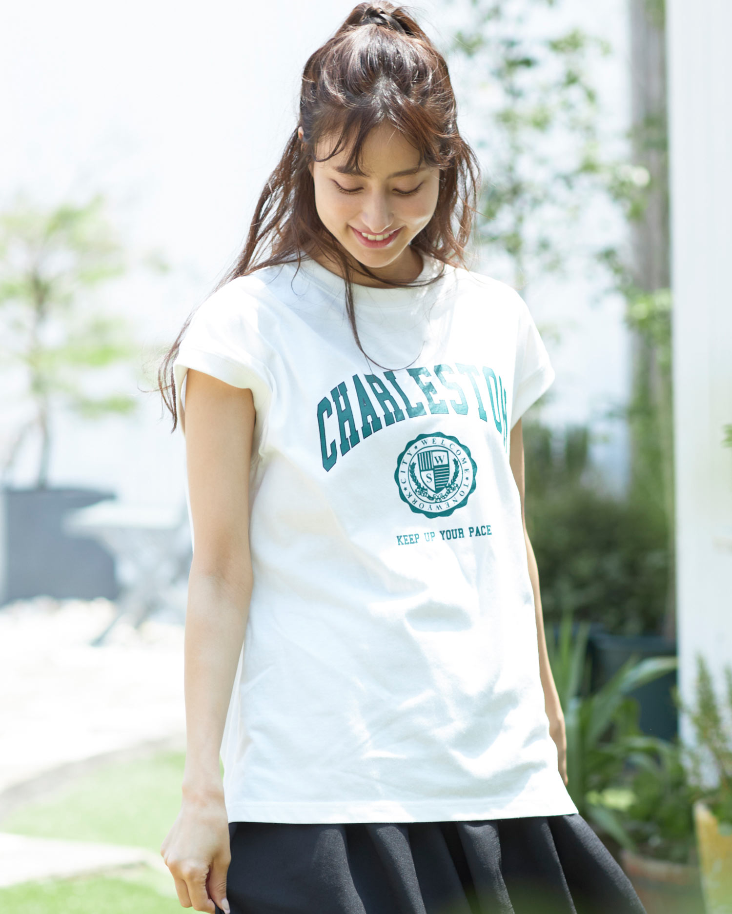 着用動画あり カレッジフレンチスリーブtシャツ A Ingni イング 公式通販 Ingni Store 着用動画あり カレッジフレンチスリーブtシャツ A Ingni イング 公式通販 Ingni Store