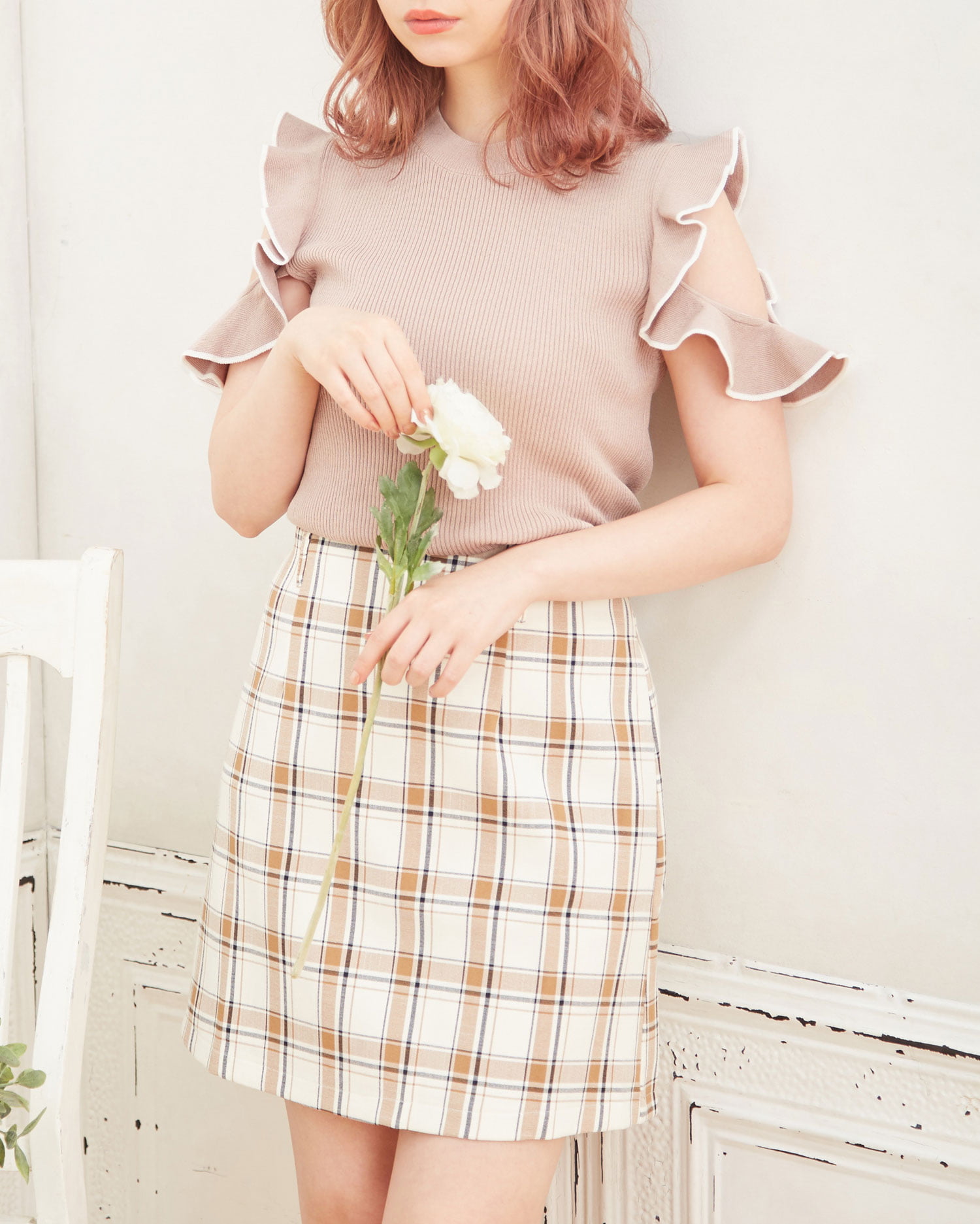 チェック柄台形 スカート ｏｕｔｌｅｔ Ingni イング 公式通販 Ingni Store