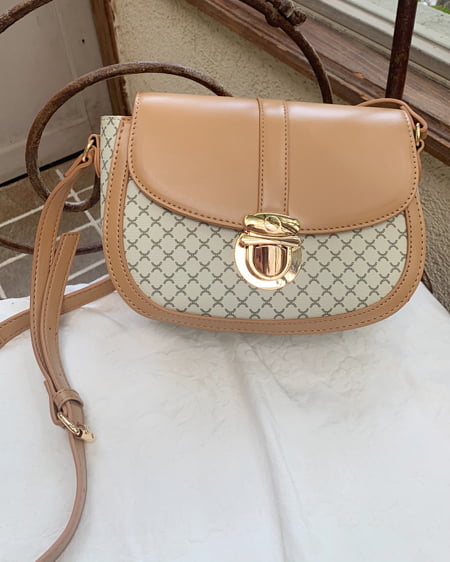 INGNI（イング） ヴィンデージ風ショルダーバッグ ｱｲﾎﾞﾘｰ/ﾍﾞｰｼﾞｭ