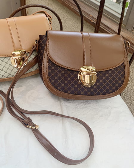 INGNI(イング) ヴィンデージ風ショルダーバッグ ﾌﾞﾗｳﾝ/ﾌﾞﾗｳﾝ