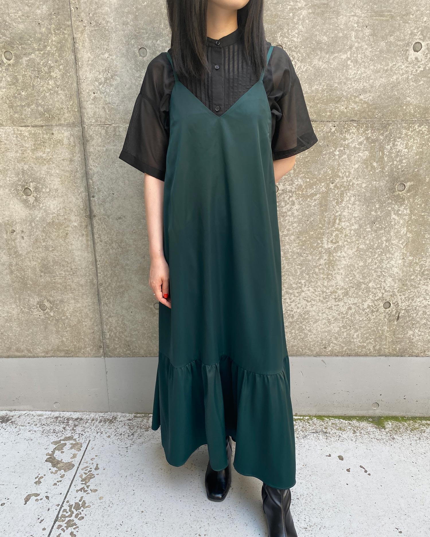 Web限定 サテンキャミワンピース ｏｕｔｌｅｔ Mlia エムリア 公式通販 Ingni Store