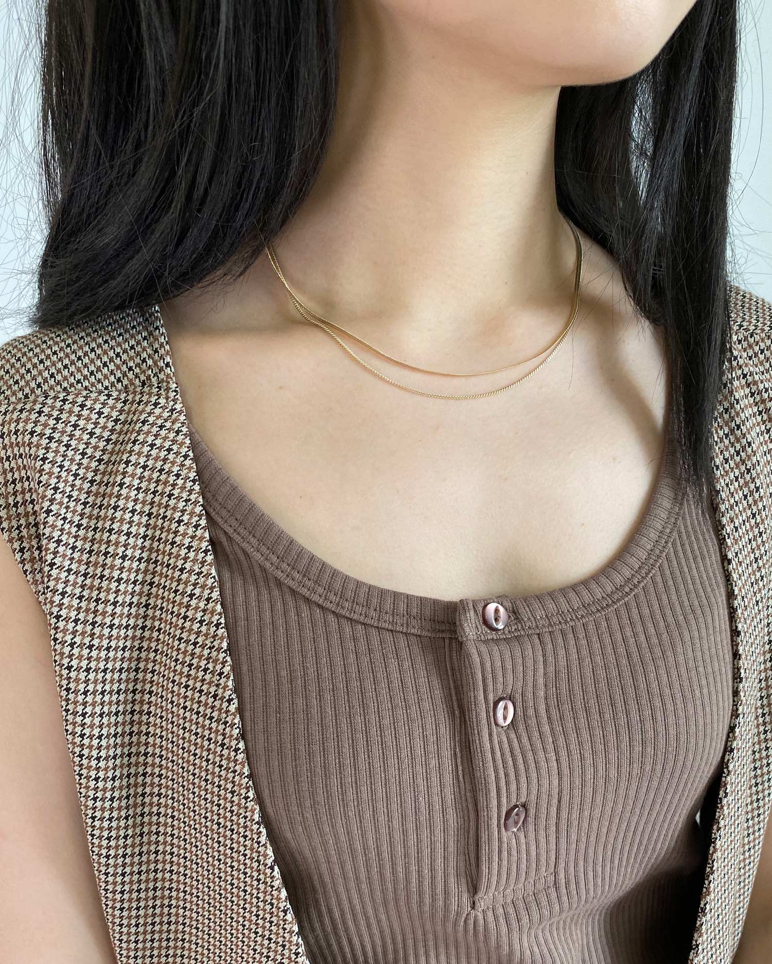 Mlia エムリア 2連スネークネックレス ｏｕｔｌｅｔ Mlia エムリア 公式通販 Ingni Store