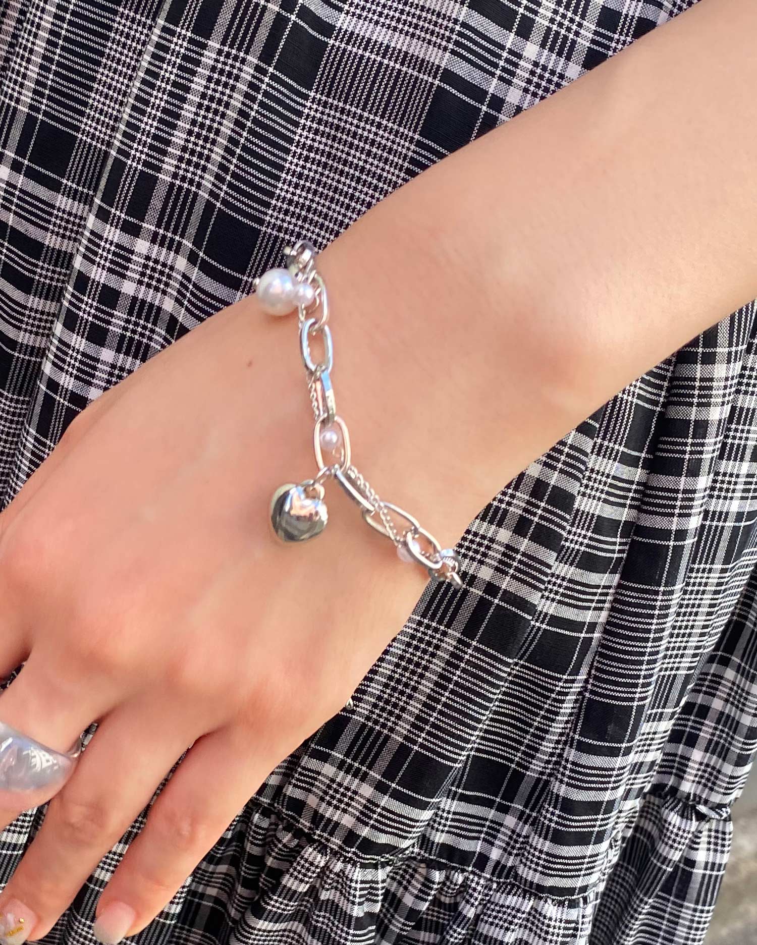 ハートパーツブレスレット|INGNI(イング) 公式通販|INGNI STORE ハートパーツブレスレット|INGNI(イング) 公式通販|INGNI STORE