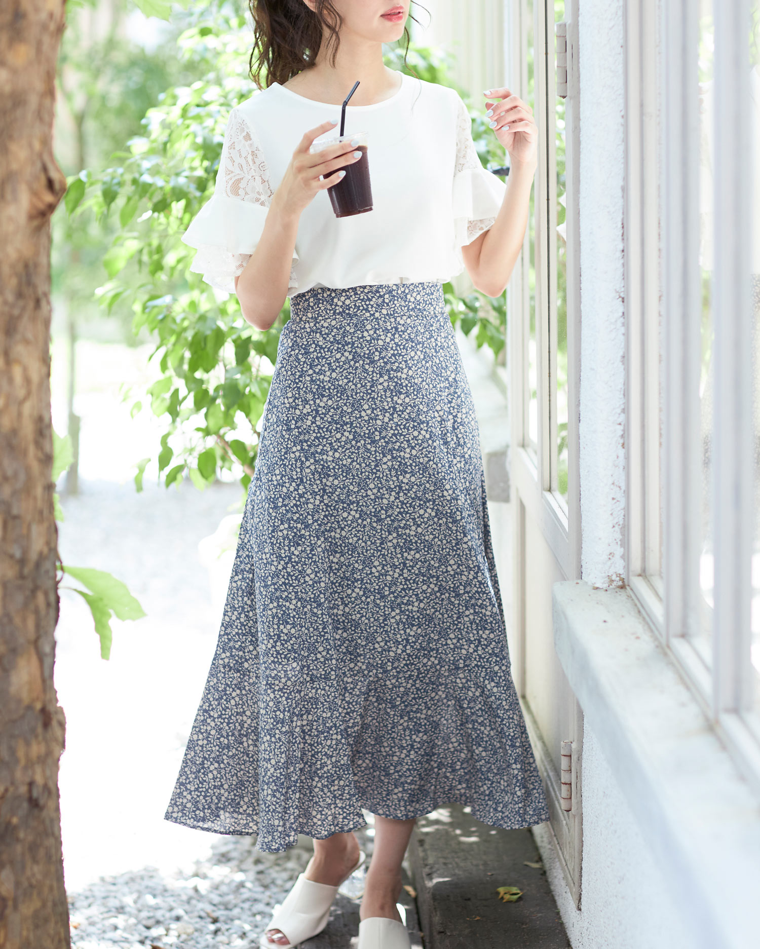 着用動画あり 花柄マーメイドスカート Ingni イング 公式通販 Ingni Store 着用動画あり 花柄マーメイドスカート Ingni イング 公式通販 Ingni Store