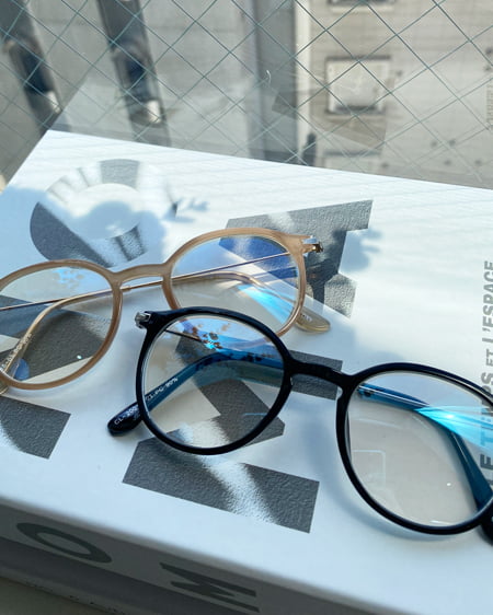 INGNI(イング) ブルーライト軽減レンズ／クリアレンズメガネ ｸﾛ