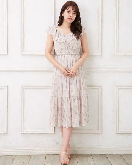 おすすめitem フリル襟ノースリマキシ ワンピース Allamanda アラマンダ 公式通販 Ingni Store