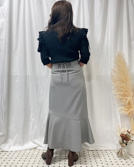 裾切替マーメイド／スカート