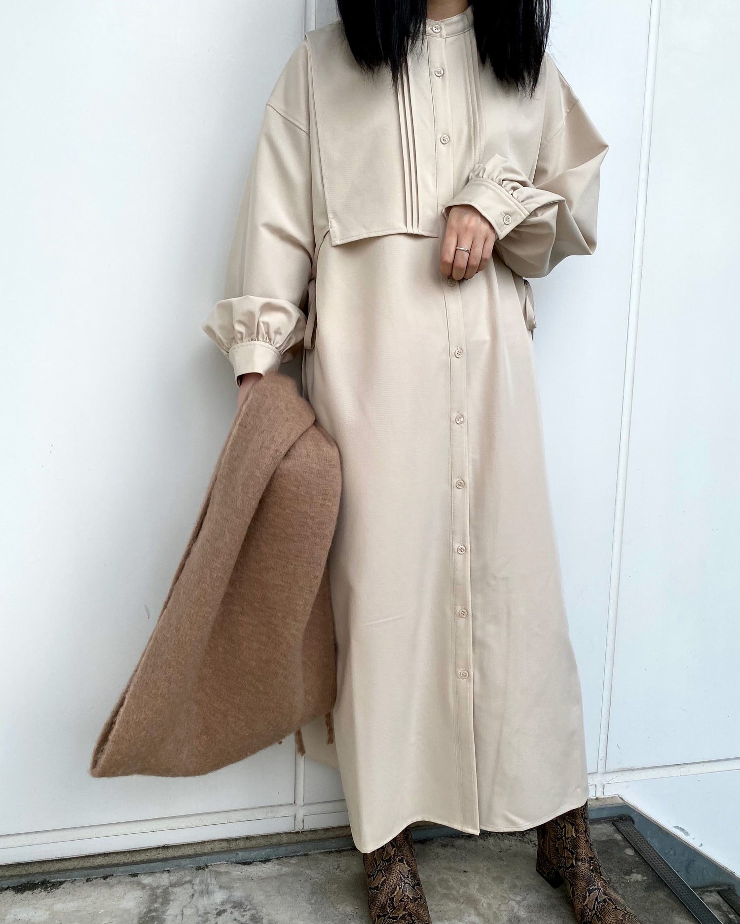 レイヤーロングシャツ ワンピース Mlia エムリア 公式通販 Ingni Store レイヤーロングシャツ ワンピース Mlia エムリア 公式通販 Ingni Store