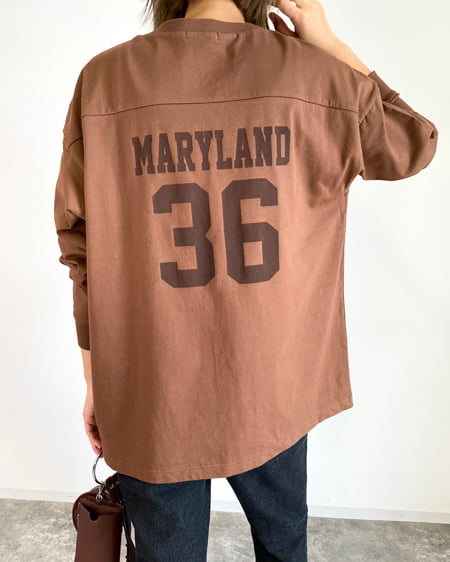 Mlia エムリア Backナンバーロゴロングtシャツ ｏｕｔｌｅｔ Mlia エムリア 公式通販 Ingni Store