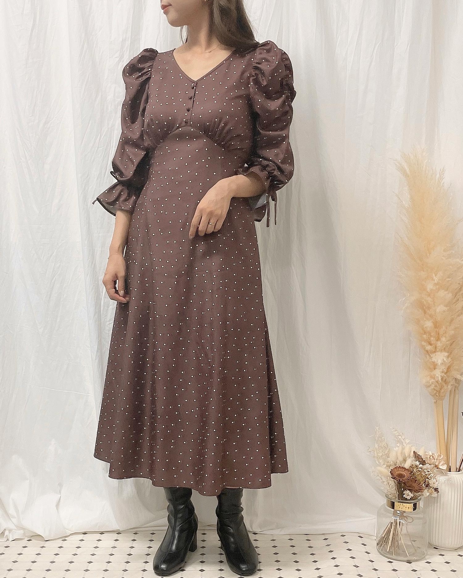 胸切替パワショルワンピース Allamanda アラマンダ 公式通販 Ingni Store