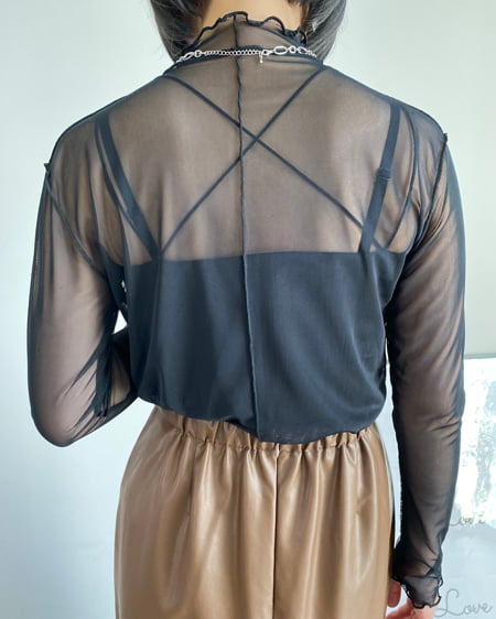 INGNI(イング) パット付/キャミソールA クロ