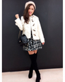 横浜VIVRE 160cm<br><br>可愛い印象のダッフルコートがハイネックトップスとモノトーン合わせで大人キレイめコーディネートに☆<br><a href="http://ameblo.jp/ingniyokohamavivre/">★横浜VIVRE</a>