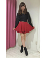 新宿アルタ 159cm<br><br>衿元のビジューがとっても上品な、大人かわいいニットコーデ☆ペプラムキュロットでシルエットもすっきり！<br><a href="http://ameblo.jp/ingni-shop/">★新宿アルタ</a>