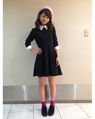 天王寺MIO 158cm<br><br>今年は衿付のアイテムが大人気です♡<br><a href="http://ameblo.jp/ingni-mio/">★天王寺MIO</a>