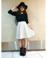 天王寺MIO 161cm<br><br>INスタイルとピンストライプ柄でスッキリと♪<br><a href="http://ameblo.jp/ingni-mio/">★天王寺MIO</a>
