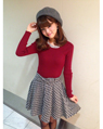 天王寺MIO 158cm<br><br>コーディネートにボルドーを取り入れると一気におしゃれになります♡<br><a href="http://ameblo.jp/ingni-mio/">★天王寺MIO</a>