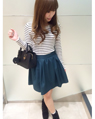 アミュエスト博多 153cm<br><br>グリーンを差し色に！大人コーデです☆<br><a href="http://ameblo.jp/hakata1023/">★アミュエスト博多</a>