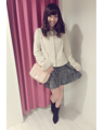新宿アルタ 158cm<br><br>ノーカラーのコートは袖のファーが女のコらしさアップ☆衿に付け替えて3wayとしても着回し抜群です♪<br><a href="http://ameblo.jp/ingni-shop/">★新宿アルタ</a>