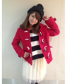 天王寺MIO 158cm<br><br>ダッフルコートの赤色が目を引くコーディネートです♡<br><a href="http://ameblo.jp/ingni-mio/">★天王寺MIO</a>