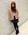 サンシャイン池袋 152cm<br><br>ダッフルコートとチェックのボトムの合わせは冬の鉄板コーデです♡<br><a href="http://ameblo.jp/0911hsotnko/">★サンシャイン池袋</a>