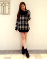 EST 156cm<br><br>こちらのニットは一枚でざっくりと着て頂けて首元はタートルなのでとても暖かいですよ♪<br><a href="http://ameblo.jp/ingniest/">★EST</a>