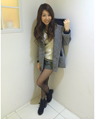 立川ルミネ 165cm<br><br>モノトーンコーデでもライン入りならトレンドもバッチリです！<br><a href="http://ameblo.jp/ingni-0093/">★立川ルミネ</a>