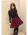 サンシャイン池袋 152cm<br><br>今年大人気のチェック柄は、ネイビーのリブニットと合わせて大人っぽくコーディネートするのがオススメです。<br><a href="http://ameblo.jp/0911hsotnko/">★サンシャイン池袋</a>