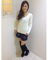 立川ルミネ 160cm<br><br>デコルテラインを綺麗に見せてくれVネックのニットで大人可愛いコーディネートに！<br><a href="http://ameblo.jp/ingni-0093/">★立川ルミネ</a>