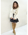 河原町OPA 156cm<br><br>大定番のダッフルコート♪今年はオフホワイトで大人顏に☆<br><a href="http://ameblo.jp/ingni-kawaramachiopa/">★河原町OPA</a>