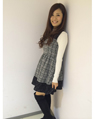 立川ルミネ 162cm<br><br>トレンドのツィードとレースをあしらったワンピースは大人可愛いスタイルにぴったり♪<br><a href="http://ameblo.jp/ingni-0093/">★立川ルミネ</a>