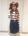 天神コア 150cm<br><br>人気のｵﾌｼｮﾙﾆｯﾄで今年ﾄﾚﾝﾄﾞのﾎﾞｰﾀﾞｰで大人ぽくしました。<br><a href="http://ameblo.jp/ingni-core/">★天神コア</a>