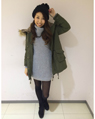 立川ルミネ 165cm<br><br>モッズコートとオフタートルニットワンピースでかわいさも防寒対策もバッチリです♪<br><a href="http://ameblo.jp/ingni-0093/">★立川ルミネ</a>