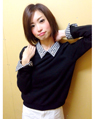 りんくう泉南 160cm<br><br>衿がチェック柄のこちらのTOPSは、今年らしい華やかな一枚となっております。<br><a href="http://ameblo.jp/sennan0079/">★りんくう泉南</a>