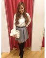 umieハーバーランド 153cm<br><br>レースと衿元のビジューで女性らしい印象に！袖はシフォン素材で肌触りも優しいです♪<br>★umieハーバーランド</a>