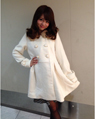天王寺MIO 158cm<br><br>可愛いだけじゃなく着たときのシルエットがきれいなコートです♡<br><a href="http://ameblo.jp/ingni-mio/">★天王寺MIO</a>